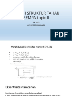 KULIAH STRUKTUR TAHAN GEMPA Topic II PDF