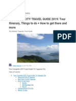 Tagaytay City Travel Guide 2019: Tour Itinerary, Things To Do + How To Get There and More