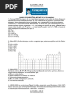 Química Geral - Atomística (30 Questões)