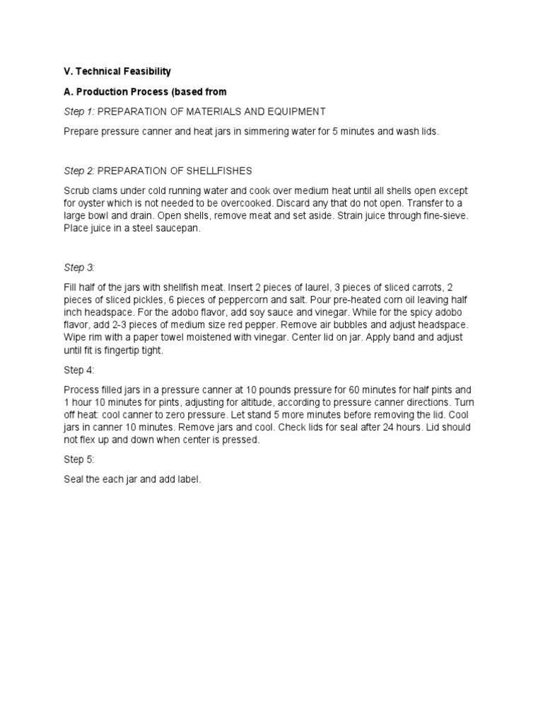 Shellfish Canning Guide | PDF | Cooking, Food & Wine | Technology ...