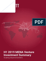 Free H1 2019 MENA Venture Investment Infographic ENG PDF