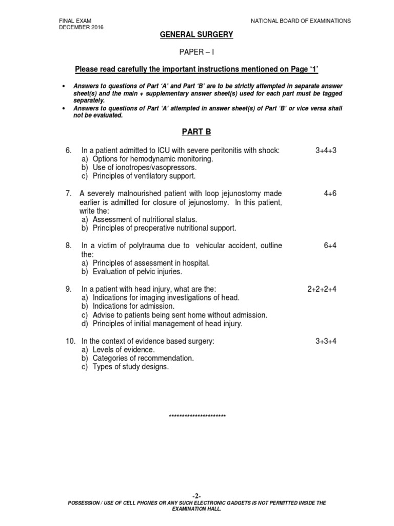 General Surgery: Part B | PDF | Wellness | Technology & Engineering
