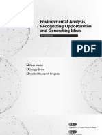 2nd Meeting - Environmental Analysis, Recognizing Opportunities and Generating Ideas