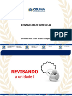 Revisando Unidade 1 - Contabilidade Gerencial