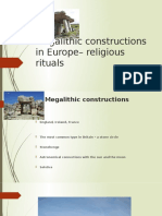 Megalithic Constructions in Europe - Religious Rituals