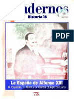 La España de Alfonso XIII. Historia 16.