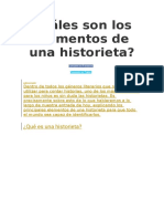 Cuáles Son Los Elementos de Una Historieta