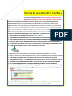 25 Modeling and Valuation Best Practices PDF