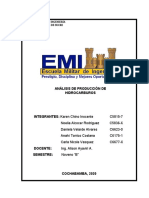 Analisis de Produccion de Hidrocarburos