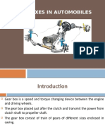Gearboxes in Automobiles