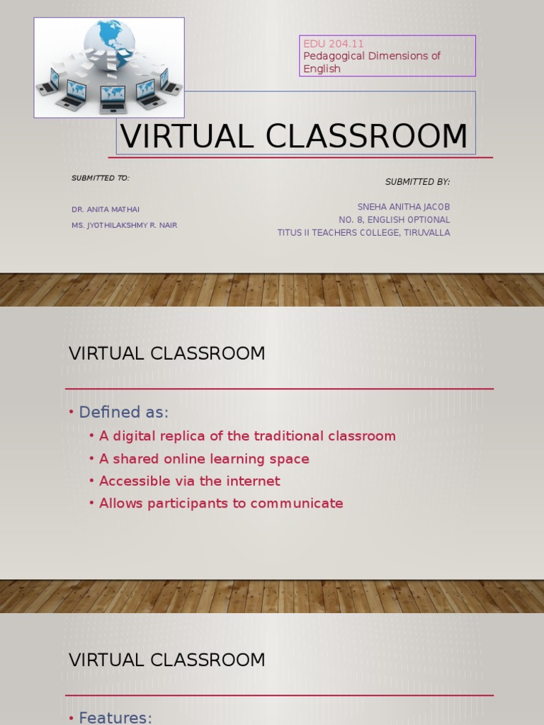 Overview of Virtual Classroom Benefits | PDF | Career & Growth | Social ...