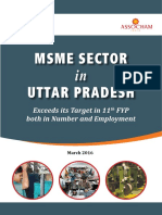 Msme Sector Uttar Pradesh: Exceeds Its Target in 11 Fyp Both in Number and Employment