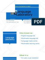 Language Laboratory: Curriculum and Resource Development in English Education
