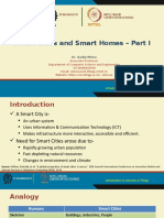 Smart Cities and Smart Homes - Part I: Dr. Sudip Misra