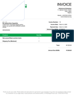 Herbsmore Enterprise Invoice for Man Power/Weak Erection Herbs and Shipping