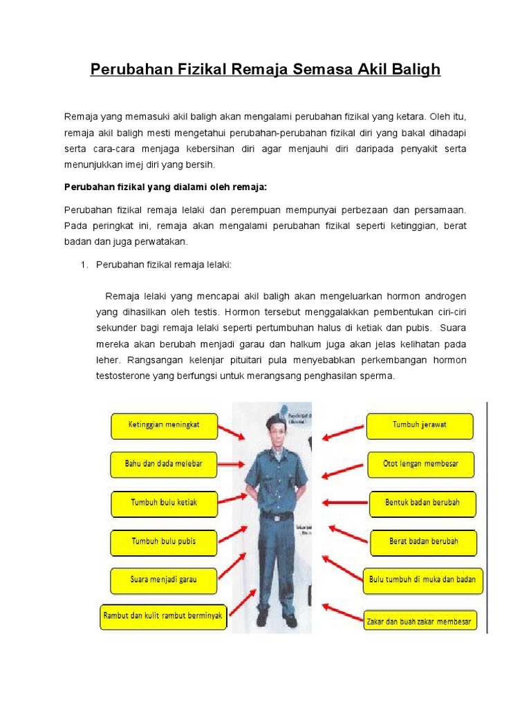 Perubahan Fizikal Remaja Semasa Akil Baligh Pdf