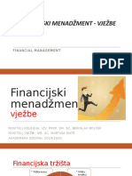 Financijski Menadžment - Vježbe OŽUJAK 2020