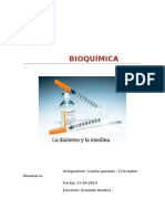 Bioquímica Insulina - Diabtes