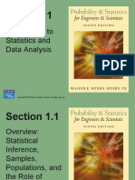 Introduction To Statistics and Data Analysis