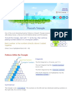 Pascals Triangle HTML PDF