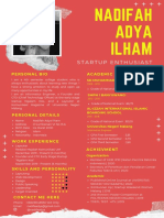 Nadifah Adya Ilham's Bio: Informatics Engineer and Early Stage Startup Founder