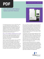 Avio 500 ICP-OES Optical System+SCD Detector Technical Note