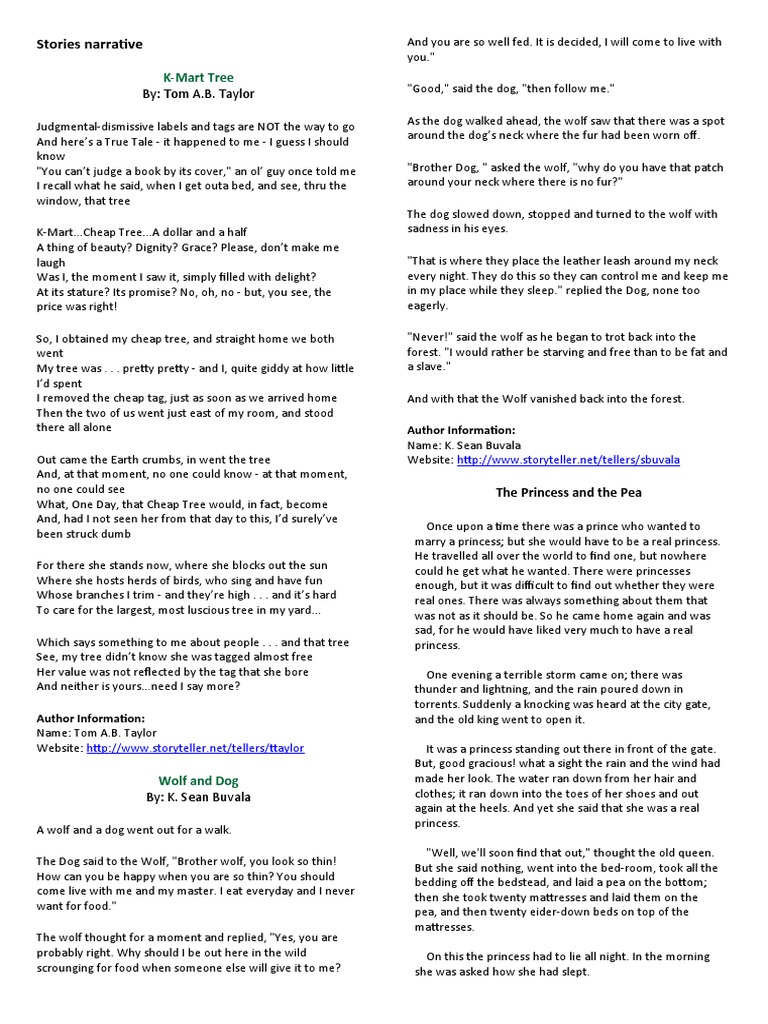 Example of Narrative Text | PDF | Rapunzel