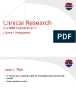 Clinical Research As A Carreer