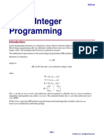 Mixed Integer Programming: NCSS Statistical Software