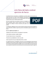 Rehabilitación Física Del Daño Cerebral: Ejercicios de Fuerza