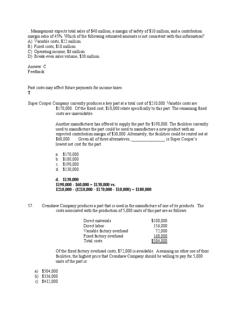 Questions to ask about pdf business economics management accounting