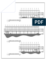 Commercial Building Right Side Elevation: Scale: 1:300