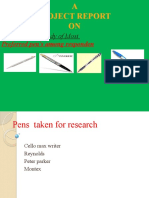 RAJESH GOMRA PPT On Project Report On Pen