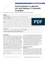 Effect of periodontal treatment on diabetes patients