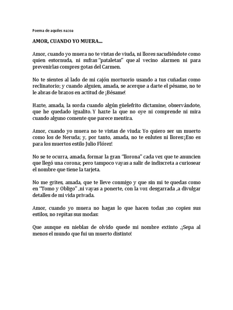 Poema de Aquiles Nazoa PDF