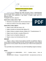 Seguir a Jesus significa mais do que apenas servir-Lhe na aparência