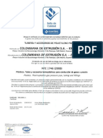 Certif Extrucol PDF