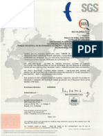 Certificado Tuberia y Accesorios Pealpe No. CRS10856 Marca EXTRUCOL Vigencia 2017 Al 2020 PDF