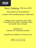 Pocci Catalog 33th February 2018 Composers Profiles PDF