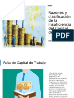 Razones y Clasificacion de La Insuficiencia Del Capital de Trabajo