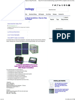 A Complete Guide About Solar Panel Installation. Step by Step Procedure With Calculation and Images - Electrical Technology