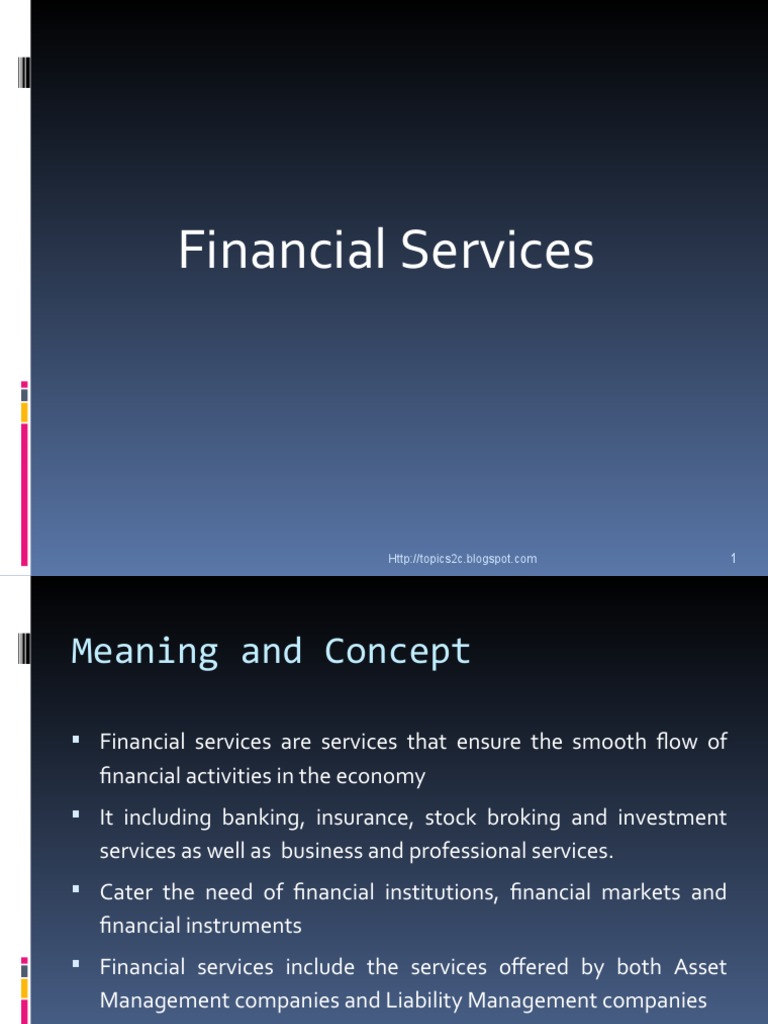 Overview of Financial Services Sector | PDF | Securities (Finance) | Banks