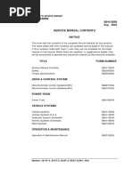 Service Manual Contents Notice: For Use in Service Manual Form SB4099E SB4112E00 Sep. 2003