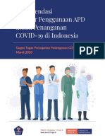 Rekomendasi Standar Penggunaan APD - Update 4 April