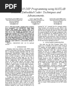 TMS320F28335 DSP Programming Using MATLAB Simulink Embedded Coder: Techniques and Advancements