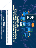 Modul 1 Teknik Menjawab Matematik SPM 2020 PDF