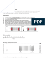 Fluance Cartridge Alignment Protractor PDF