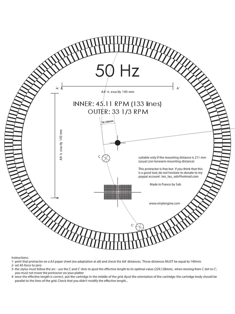 Ve Linn Arc Protractor 50hz A3 PDF PDF