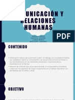 Comunicación y Relaciones Humanas