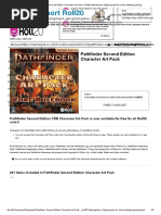 Pathfinder Second Edition Character Art Pack PDF